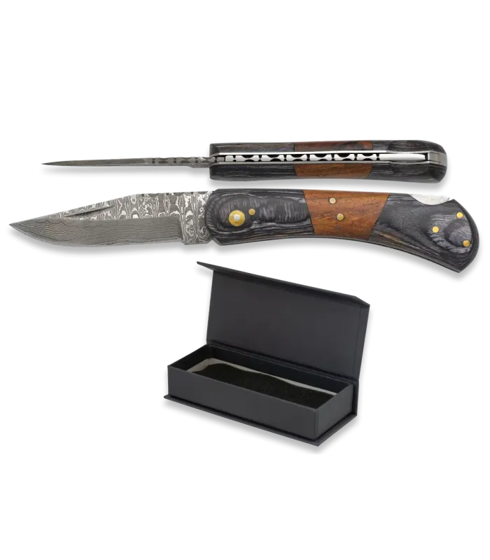 Coltello marca Albainox acciaio damasco 312 strati ⚔️