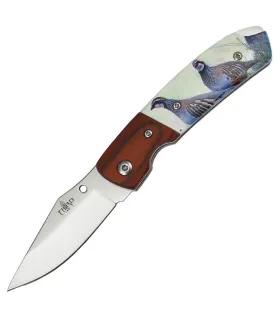Messer Marke Third mit 3D-Dekorierter Griff Perdiz (15,9 cm). ⚔️
