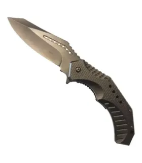 Navaja táctica hoja negra SCK (largo 21 cm.) ⚔️