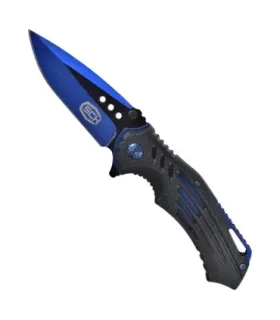 Navaja táctica azul SCK (largo 21 cm.) ⚔️