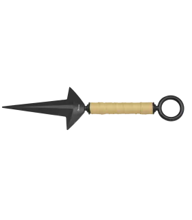 Couteau lanceur en fonte, encordé coyote (28 cm.) ⚔️
