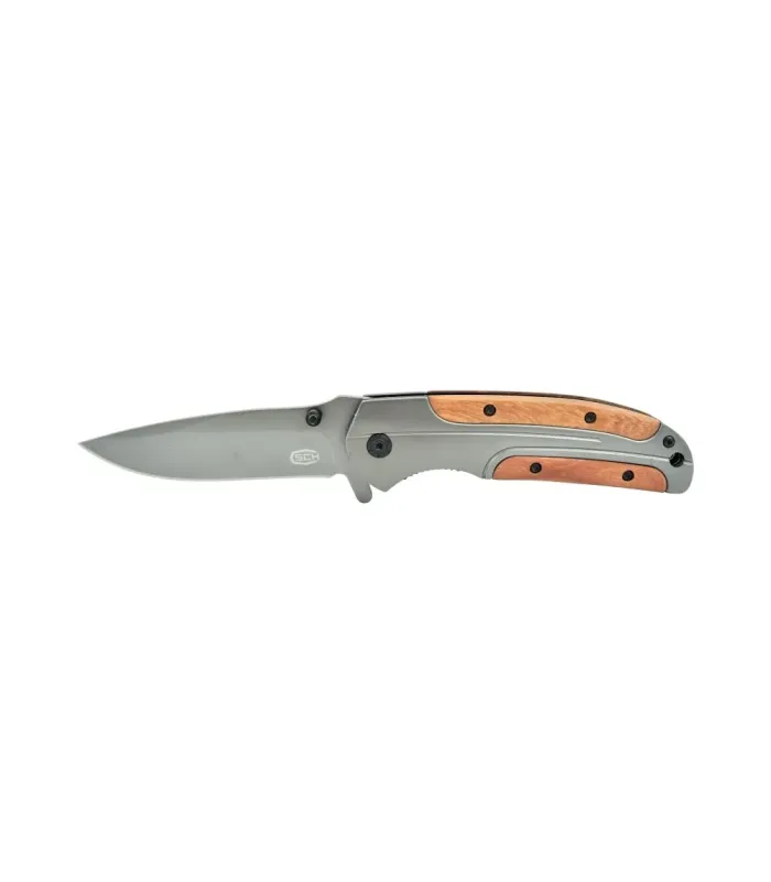 Pocket Knife SCK with steel and wood handle (21 cm.) ⚔️