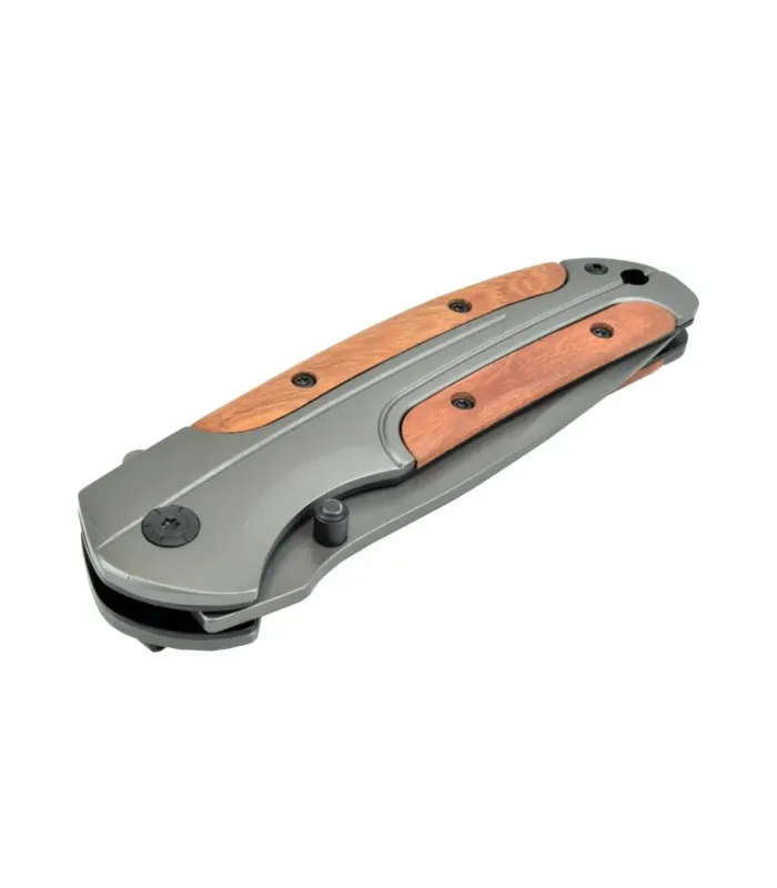 Pocket Knife SCK with steel and wood handle (21 cm.) ⚔️