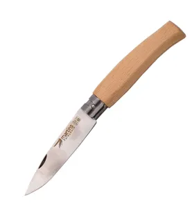 Martins zakmes met giroblock, beukenhouten handvat (17,5 cm.) ⚔️