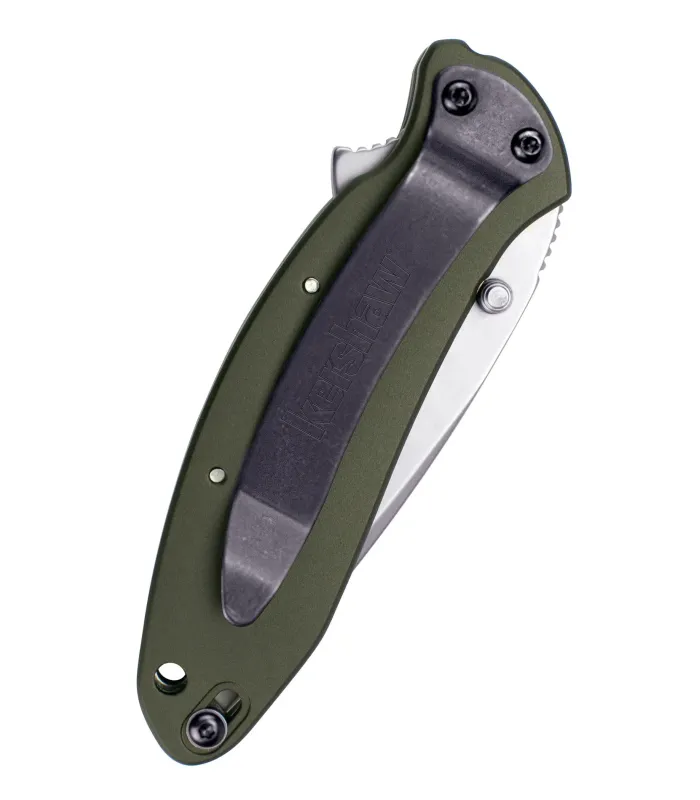 Navaja de bolsillo Kershaw Scallion, verde oliva ⚔️