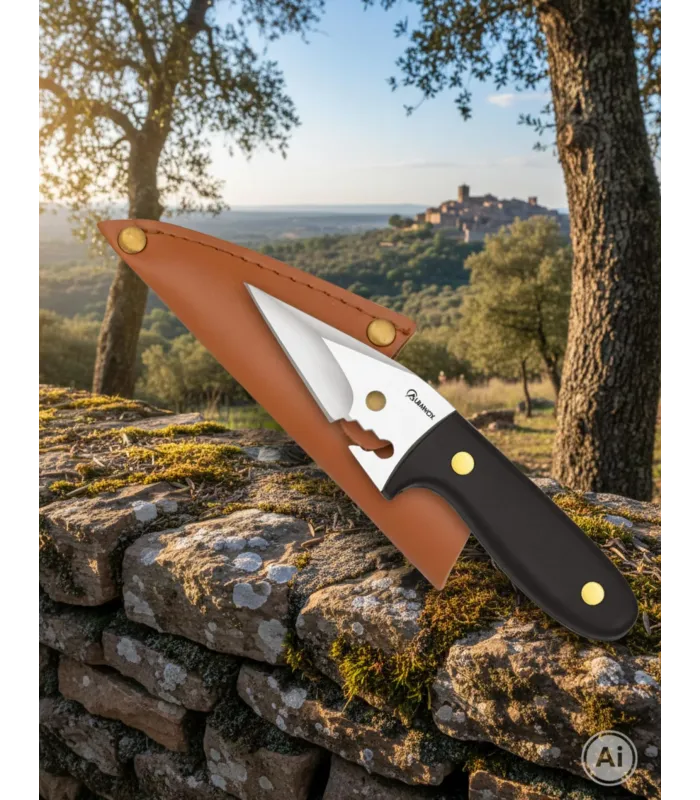 Abenteuer-Messer Albainox mit Hai-Form Blatt (14 cm). ⚔️