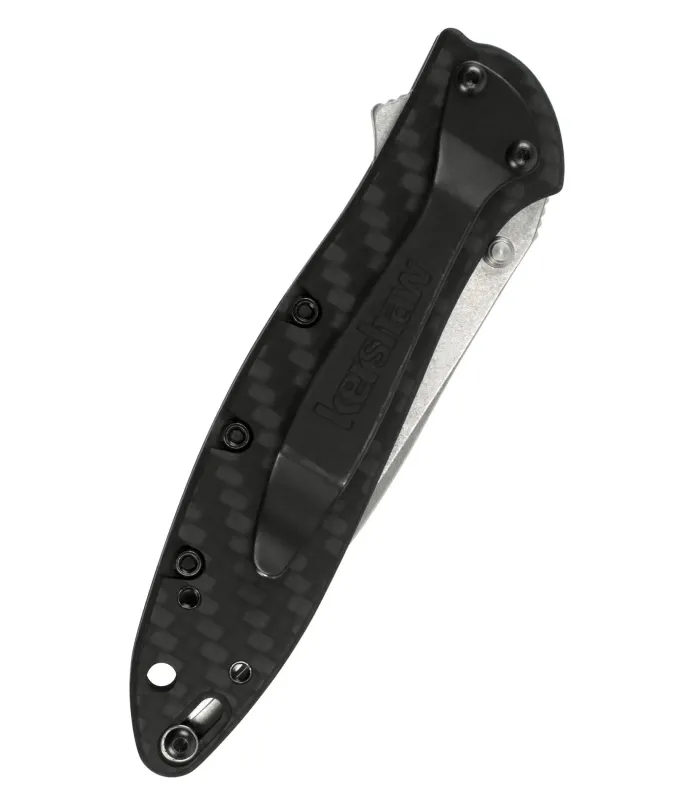 Couteau de poche Kershaw Leek, fibre de carbone ⚔️