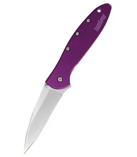 Kershaw Leek Pocket Knife, purple ⚔️