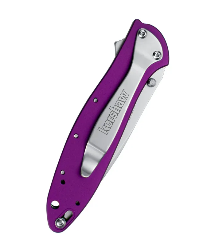 Kershaw Leek lommekniv, lilla ⚔️
