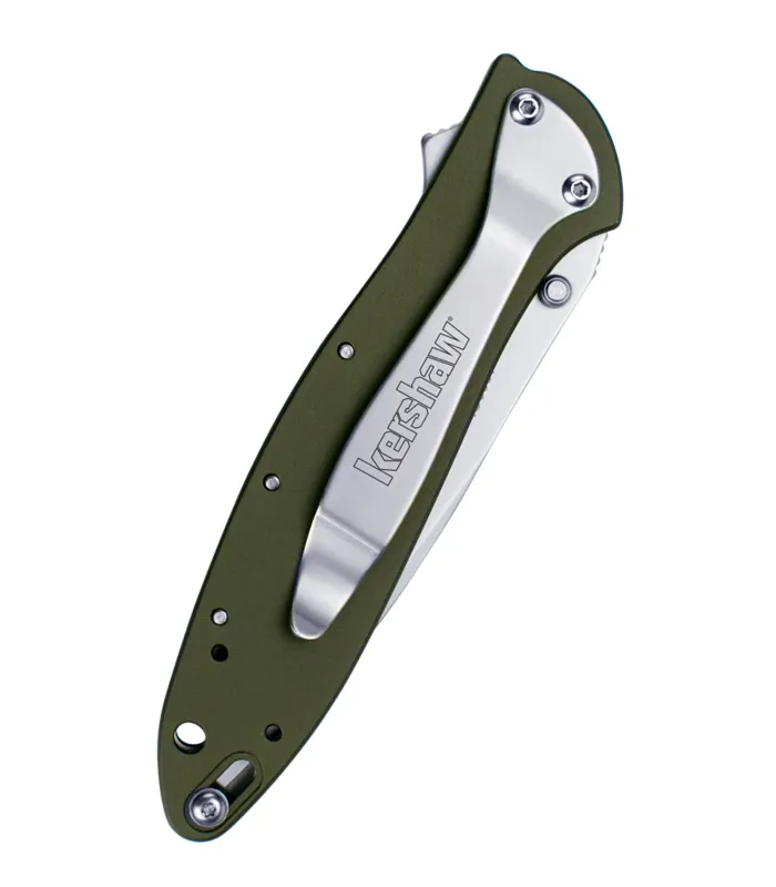 Canivete de bolso Kershaw Leek, verde oliva ⚔️