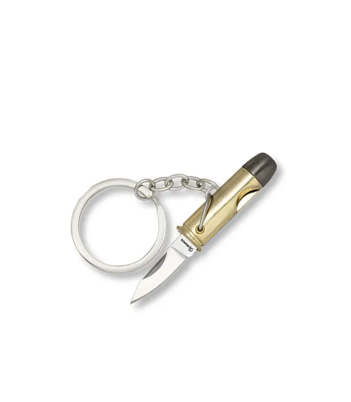 Ballenpistool sleutelhanger zakmes, lemmet 3 cm. ⚔️