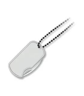 Navaja colgante modelo Dog Tag, hoja 4 cm. ⚔️
