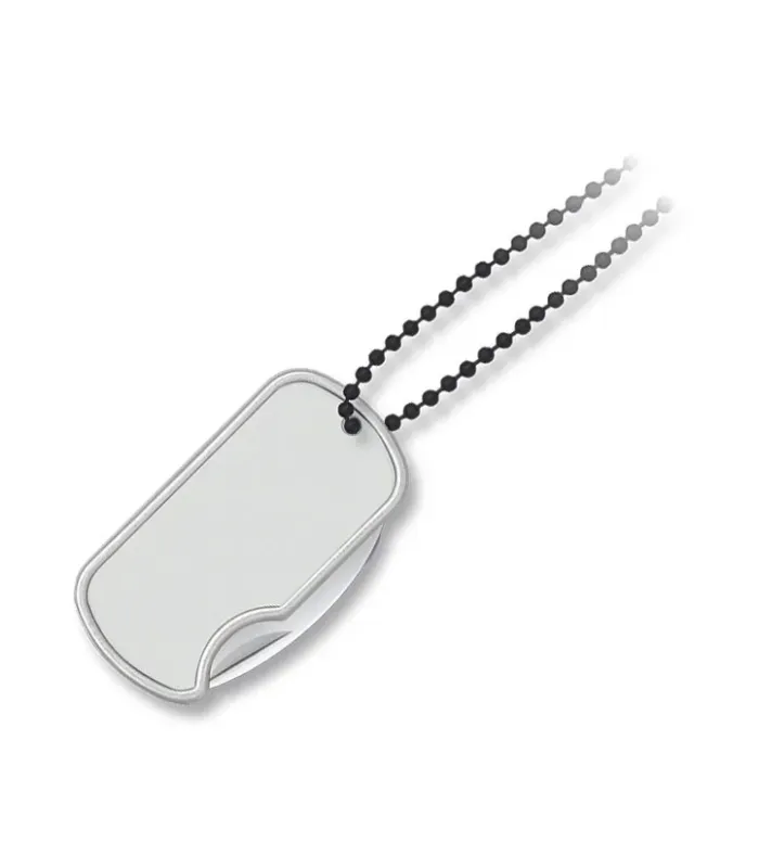 Navaja colgante modelo Dog Tag, hoja 4 cm. ⚔️