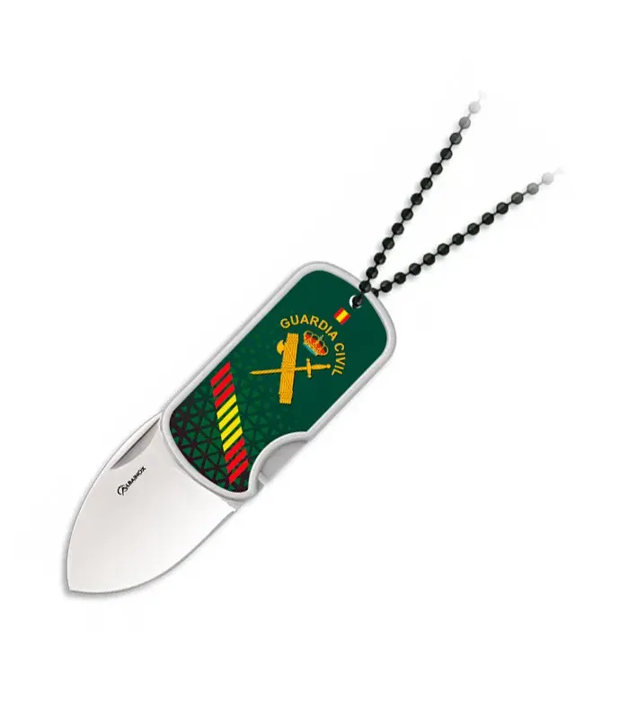 Spanish Civil Guard Switchblade 3D with ball pendant, 4 cm blade ⚔️
