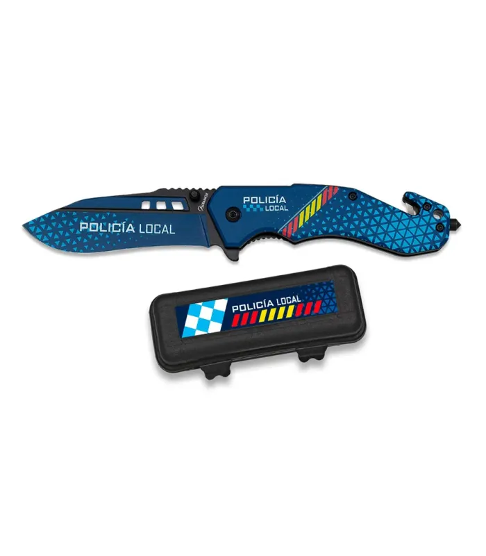 Coltello tattico di salvataggio POLIZIA LOCALE ⚔️