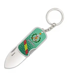 Coltello-portachiavi Legione spagnola 3D con clip, lama di 4 cm ⚔️