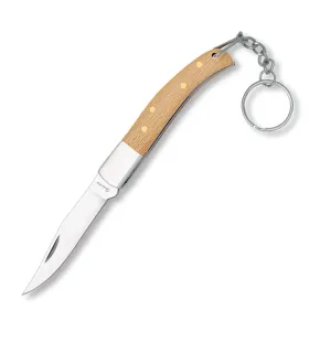 Taschenmesser Pistole Griff aus Naturholz, Klinge 6 cm. ⚔️