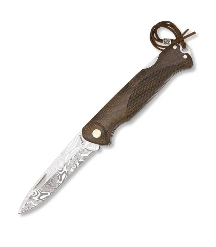 Albainox Pocket Knife with Blade and Wooden Decorated Handle ⚔️