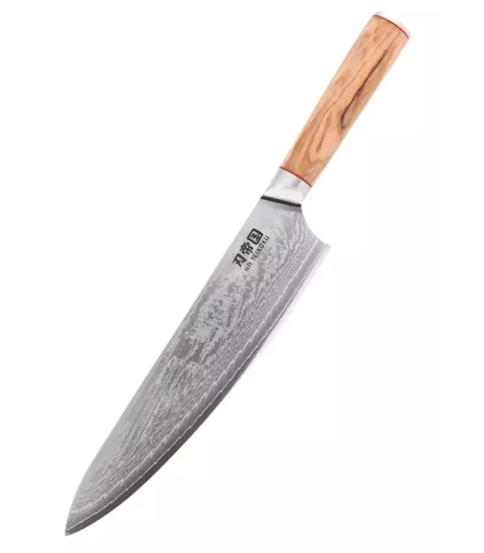 Kochmesser Chef Ha Teikoku, Damaststahlklinge (37 cm) ⚔️