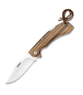 Albainox Pocket Knife with Zebra Wood Handle ⚔️