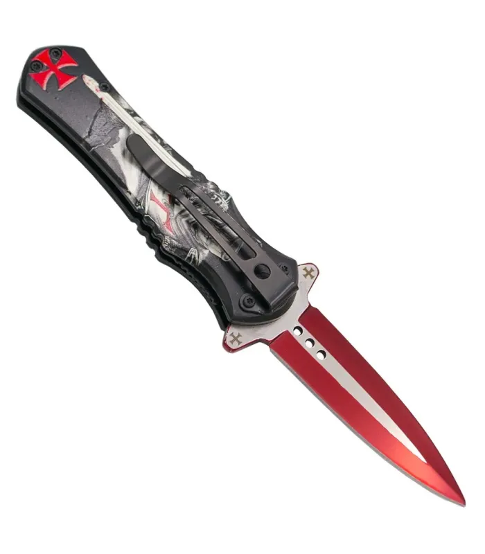 Third Knight Templar Pocket Knife with Sword ⚔️