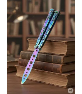 Rainbow Practice Butterfly Knife Third Finish (23.5 cm.) ⚔️