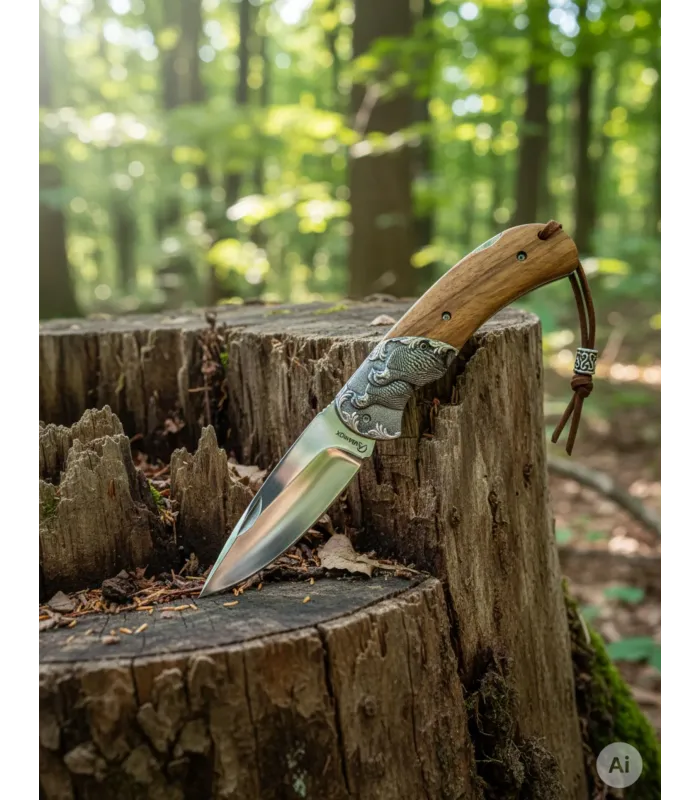 Verzameling zakmes Albainox met Perdiz-venster (21,5 cm.) ⚔️
