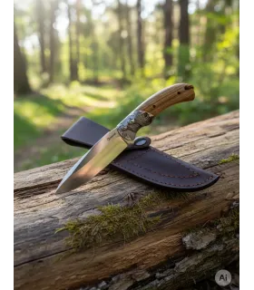 Jagdmesser Albainox mit Perdiz-Relief (24 cm) ⚔️