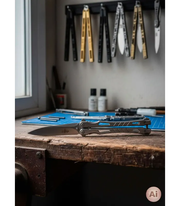 Fan Knife Third satin finish (23 cm.) ⚔️