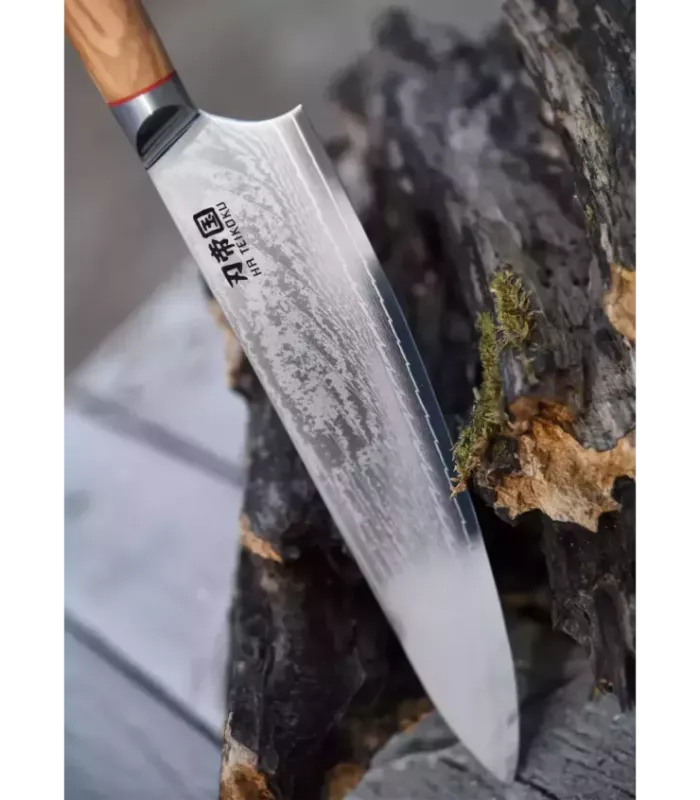 Kochmesser Chef Ha Teikoku, Damaststahlklinge (37 cm) ⚔️