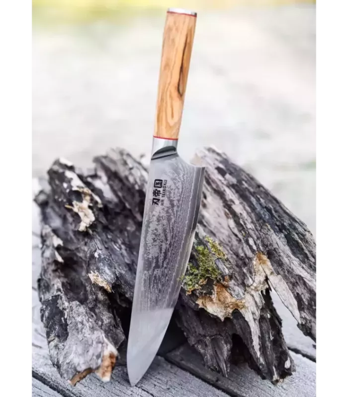 Kochmesser Chef Ha Teikoku, Damaststahlklinge (37 cm) ⚔️