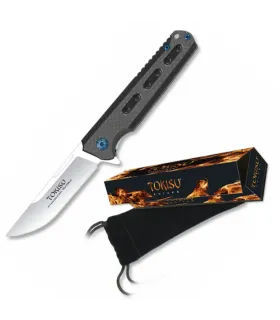 Tokisu Pocket Knife with velvet sheath, 8.6 cm blade. ⚔️