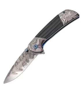 Navaja asistida Third K2816SL, acabado plata ⚔️