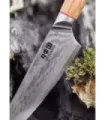 Coltello da cucina Chef Ha Teikoku, lama in acciaio Damasco (29,5 cm). ⚔️