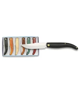 Ensemble de 6 couteaux classiques en bois Albainox (15,9 cm.) ⚔️