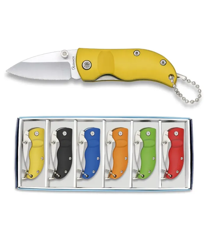 Collection of 6 Colorful Pocket Knives (11 cm.) ⚔️