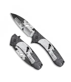 Coltello Albainox 3D teschio Punisher, 9 cm. ⚔️