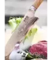 Santoku Keukenscherpmes Santoku Ha Teikoku, Damast staal blad (31,5 cm.) ⚔️