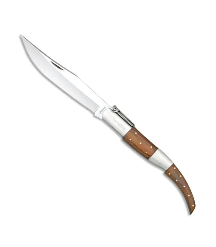 Canivete Árabe de carraca com empunhadura de madeira vermelha (37,5 cm.) ⚔️