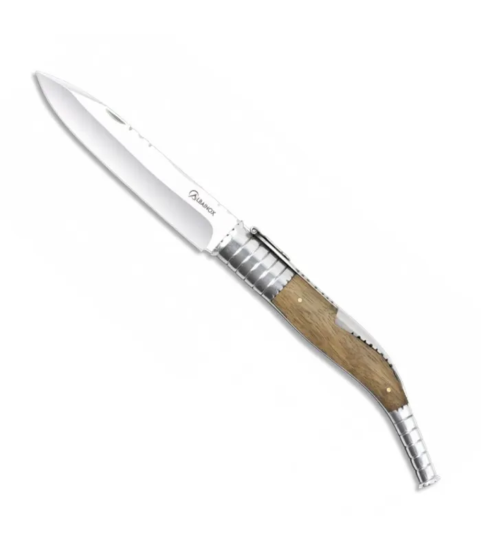 Canivete clássico de madeira zebra (36,8 cm.) ⚔️