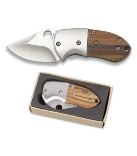 Zakmes van Albainox met houten handvat en doos (11,6 cm.) ⚔️