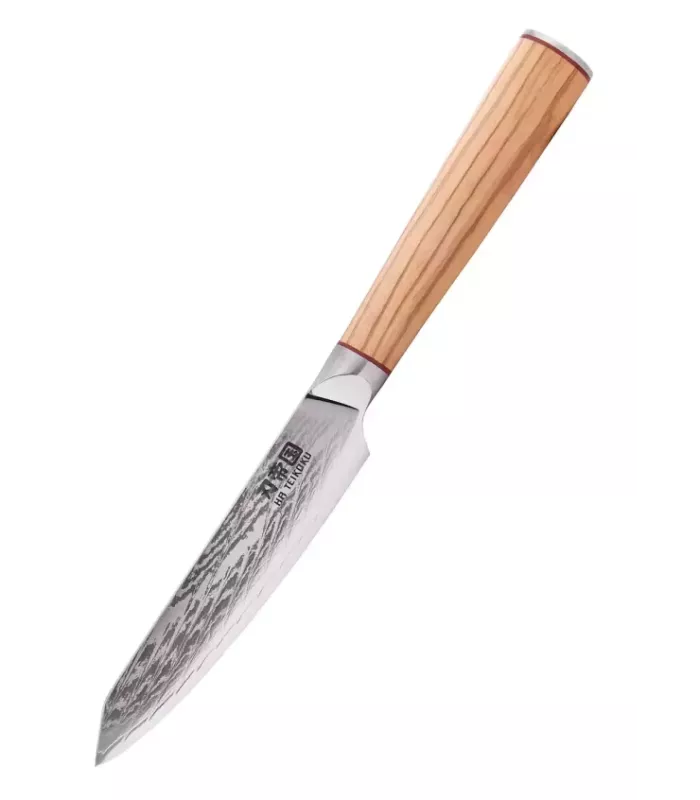Cuchillo Cocina Ha Teikoku, hoja en Acero Damasco (24 cm.) ⚔️