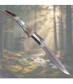 Navaja a manovella Third della serie Cervi (24 cm.) ⚔️