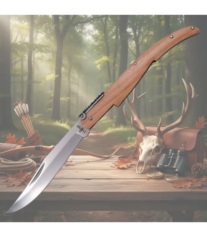 Canivete de catraca Third da série Mapple Wood (24 cm.) ⚔️