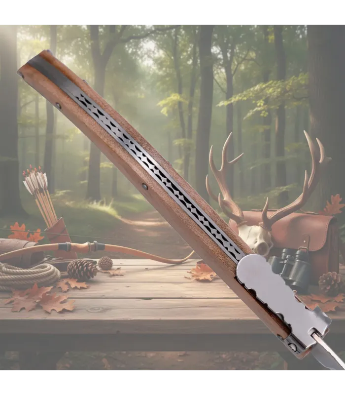 Canivete de catraca Third da série Mapple Wood (24 cm.) ⚔️