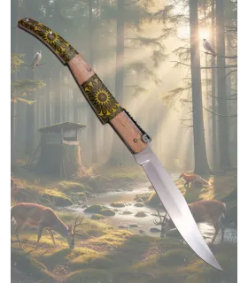 Nøglekniv med dekoration, Third fra serien Træ Ahorn (24 cm.) ⚔️