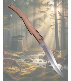 Navaja a manovella Third della serie Legno Acero (28,5 cm). ⚔️