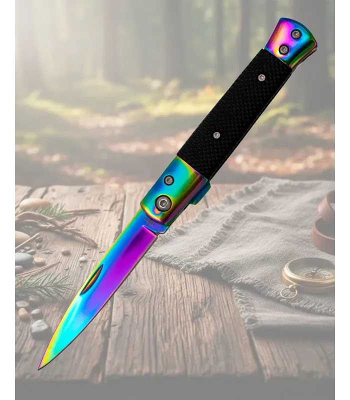 Navaja estilete rainbow marca Third, hoja 7,5 cm. ⚔️