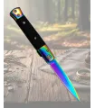 Coltello stilettos rainbow marca Third, lama 7,5 cm. ⚔️