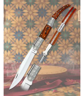 Navaja árabe decorada número cuatro de Albainox, stamina roja ⚔️